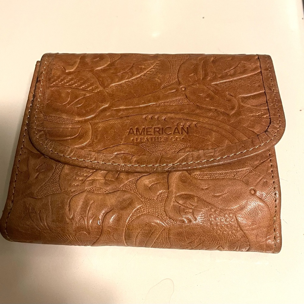 American Leather Co. Embossed Wallet